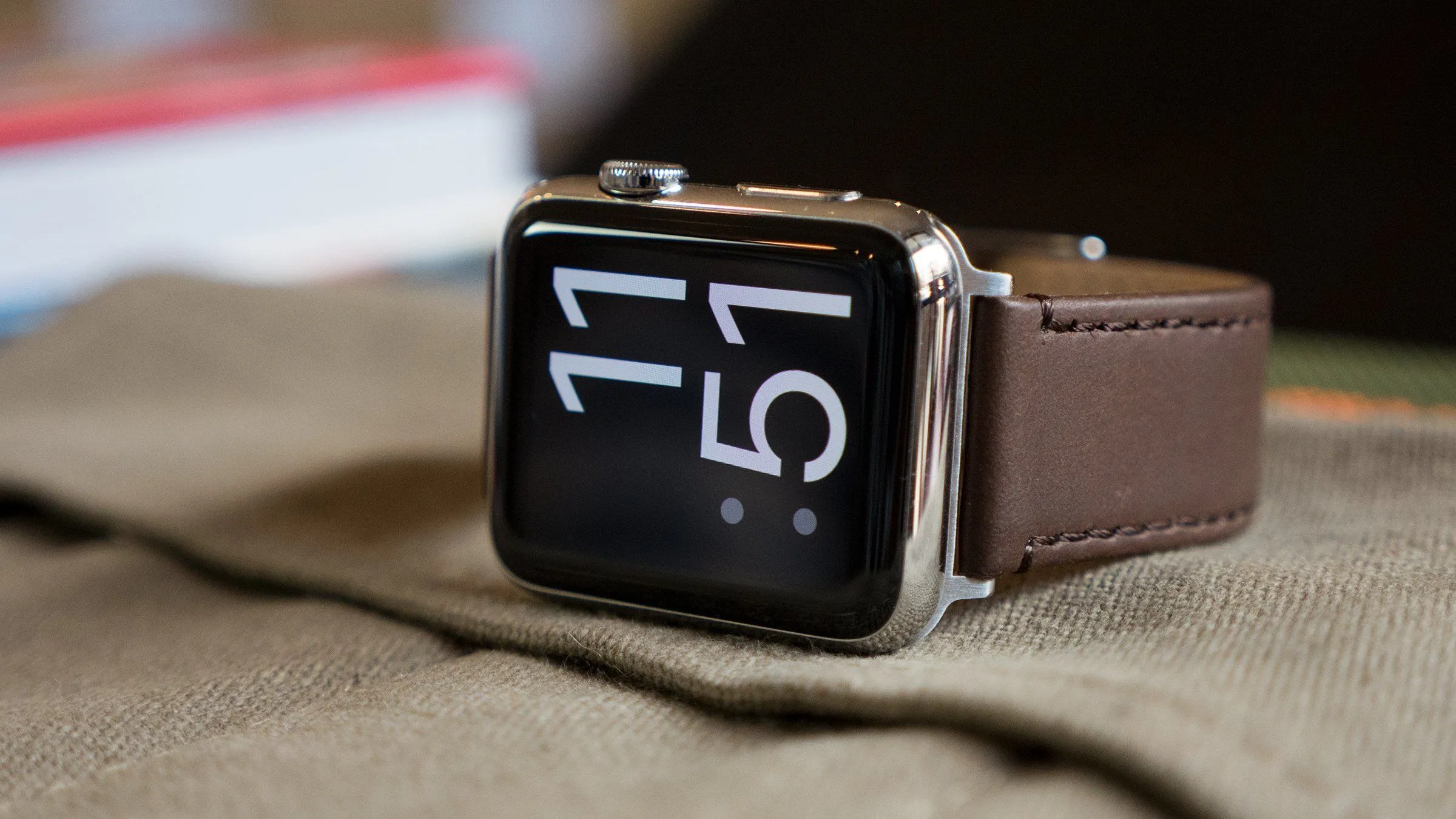 Apple Saddle Leather Stitching Watch Band