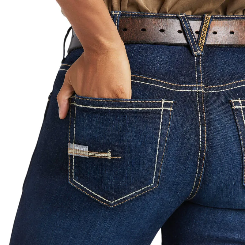 Ariat Women's Rebar Perfect Rise Work Flex Riveter Slim Leg Jean