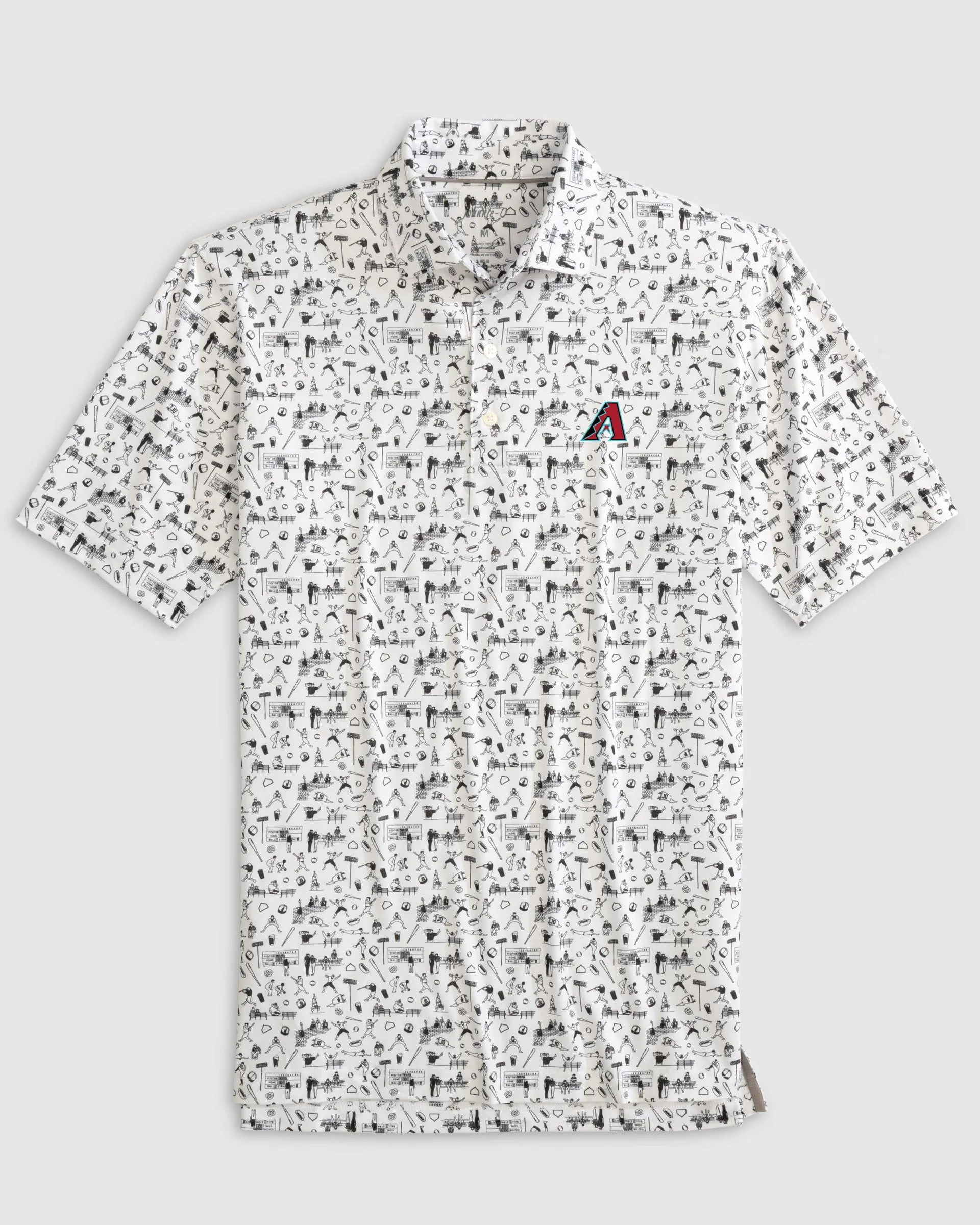 Arizona Diamondbacks Ballpark Printed Jersey Performance Polo