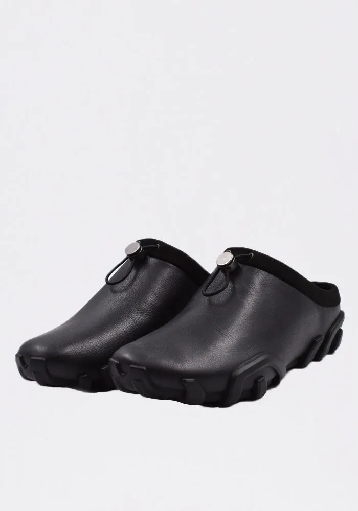 AT.KOLLEKTIVE x KIKO KOSTADINOV 390624 90000 WOMENS SAIDA SLIP-ON SHOES BLACK