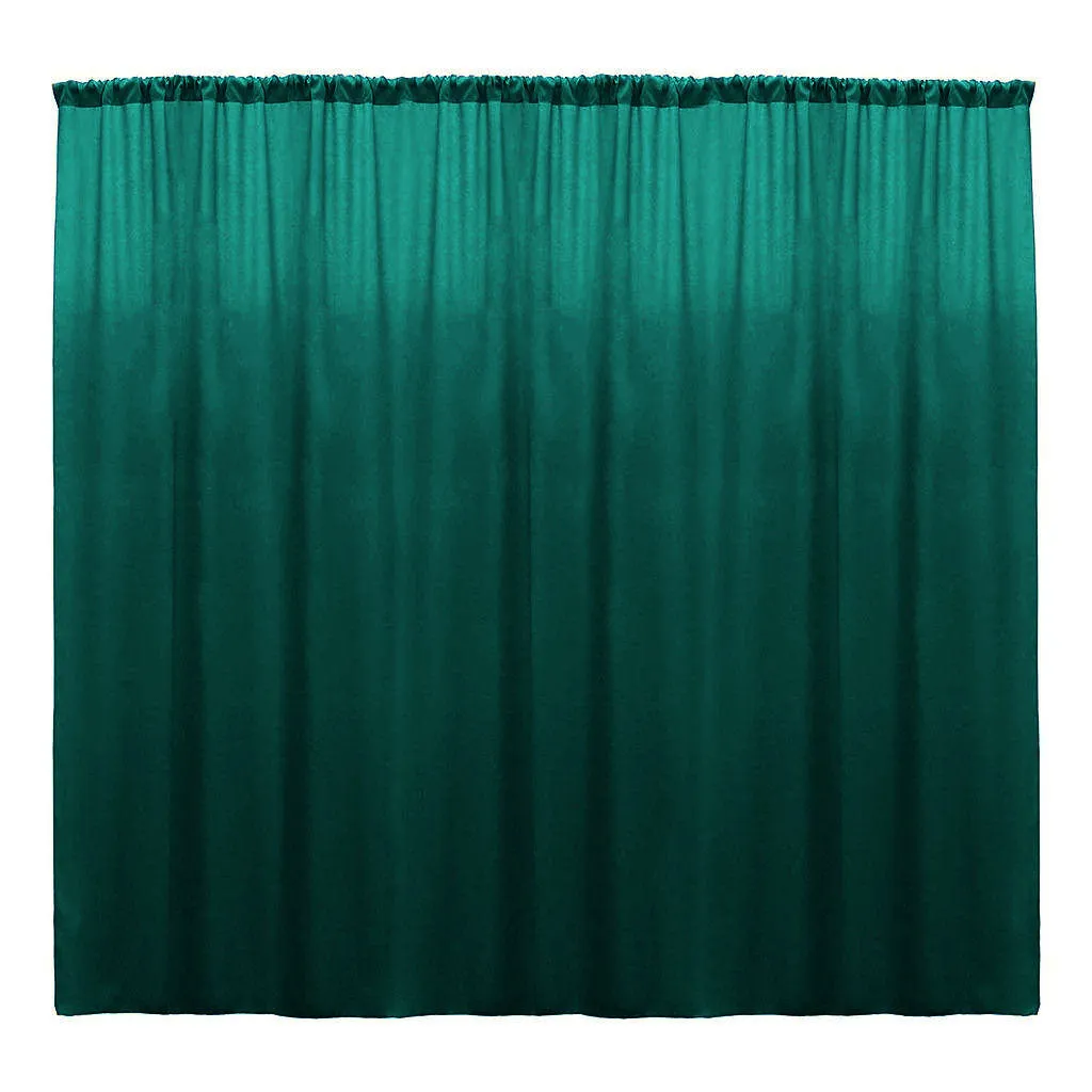 Backdrop Drape Curtain 10 Feet Wide x 10 Feet High, Polyester Poplin SEAMLESS 1 Panel.