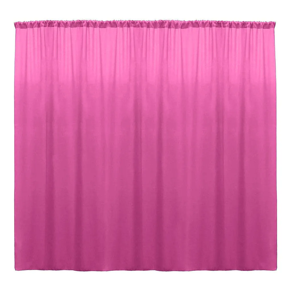 Backdrop Drape Curtain 10 Feet Wide x 15 Feet High, Polyester Poplin SEAMLESS 1 Panel.