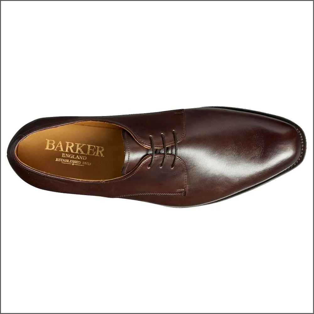 Barker St. Austell - Dark Walnut Calf Derby--