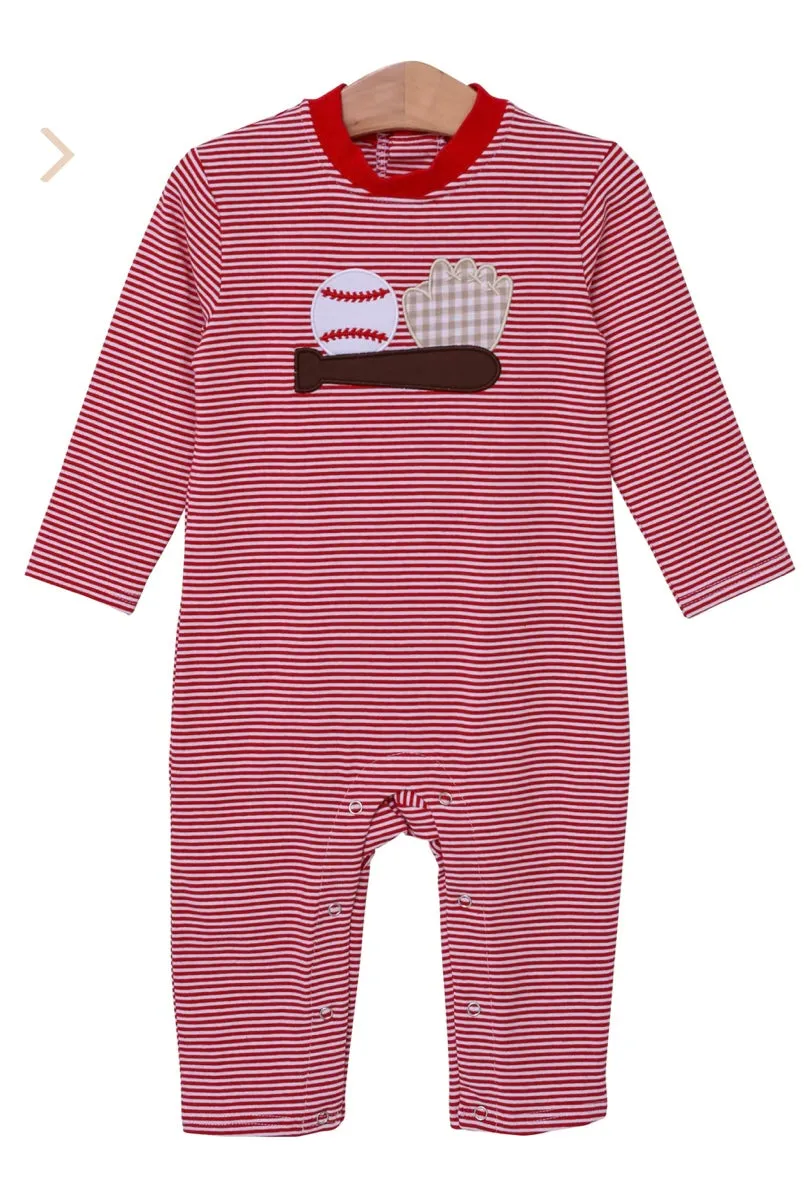 Baseball Romper