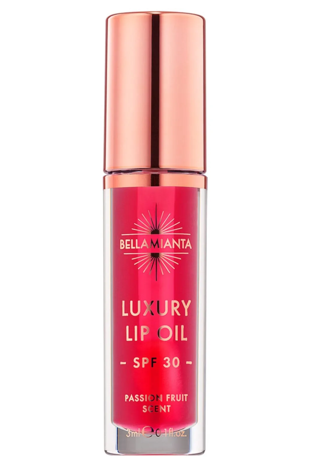 Bellamianta - Luxury Lip Oil SPF30 - Rasberry -