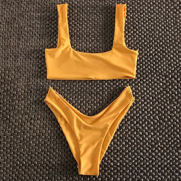 Brand Solid Bikini