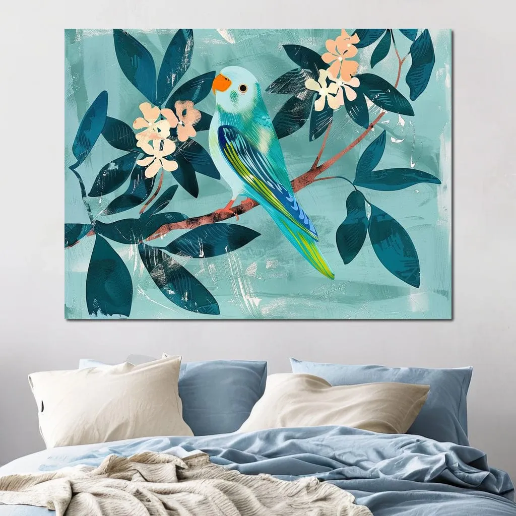Budgie Blossom Serenade