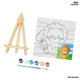 Canvas Board With Easel Printed 15 cm X 15 cm