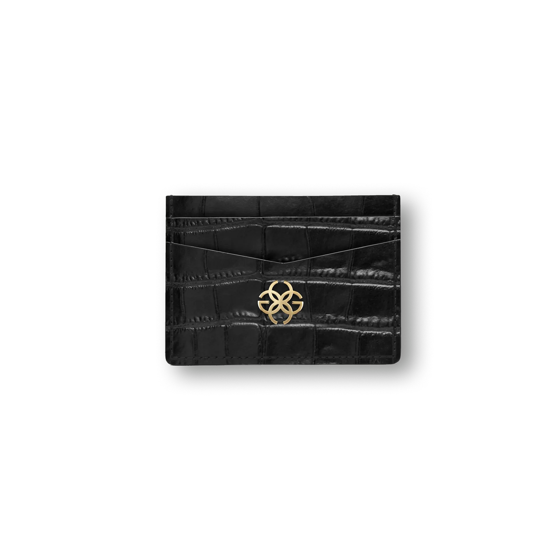 Card Holder / Croco Embossed