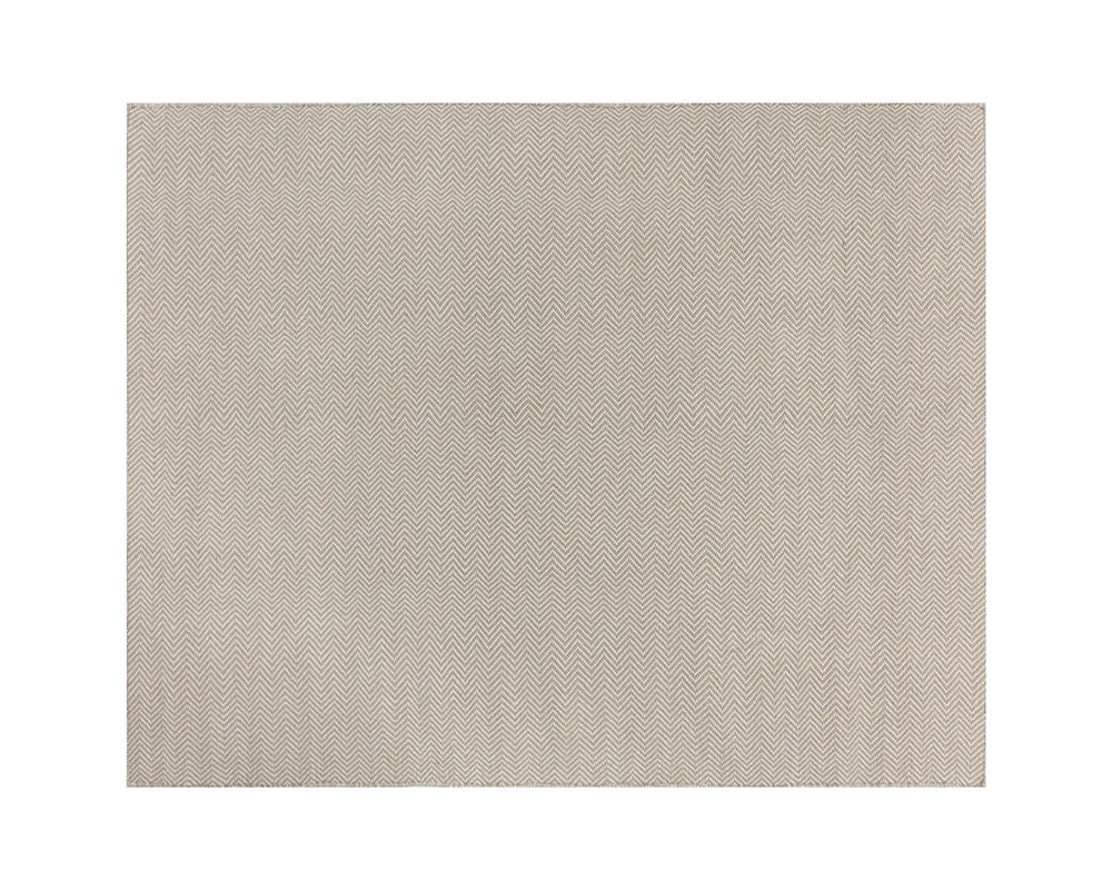 Cusco Hand-woven Rug - Oyster / Grey Swatch