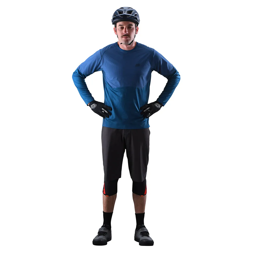 Drift LS Jersey Solid Dark Slate Blue