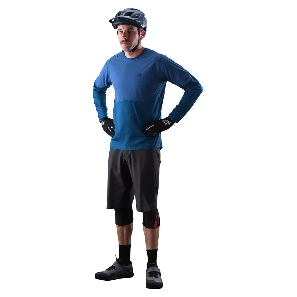 Drift LS Jersey Solid Dark Slate Blue