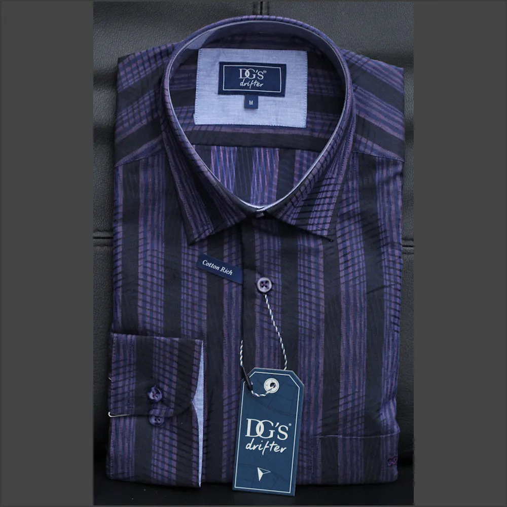 Drifter Giovanni Multi Stripe LS Shirt^