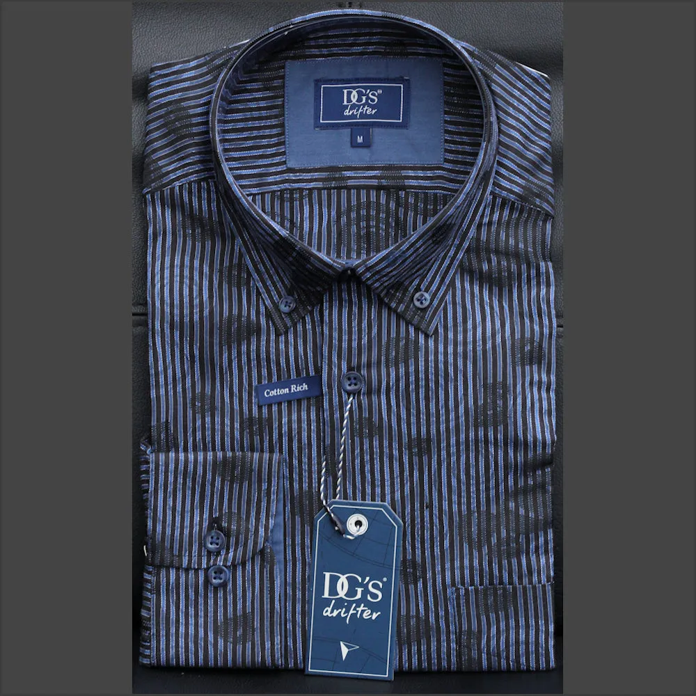 Drifter Ivano Multi Stripe LS Shirt^