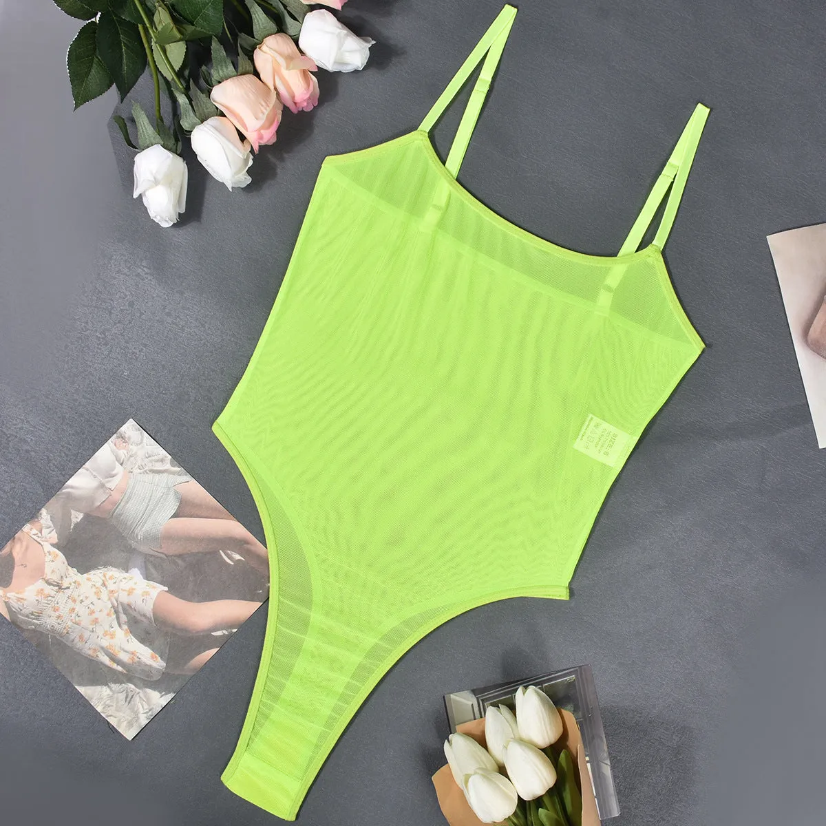 Fashion And Sexy Mesh Bodysuit