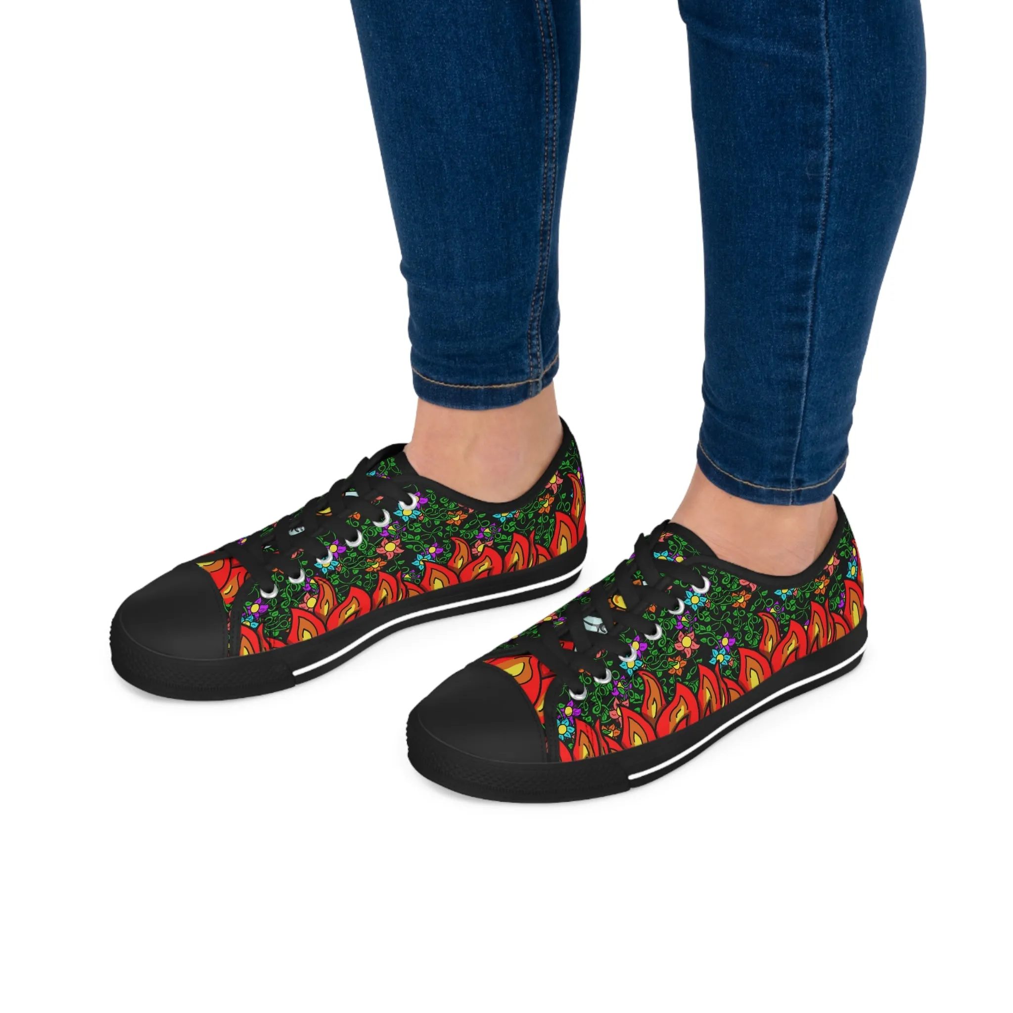 Flames & Florals Sneakers