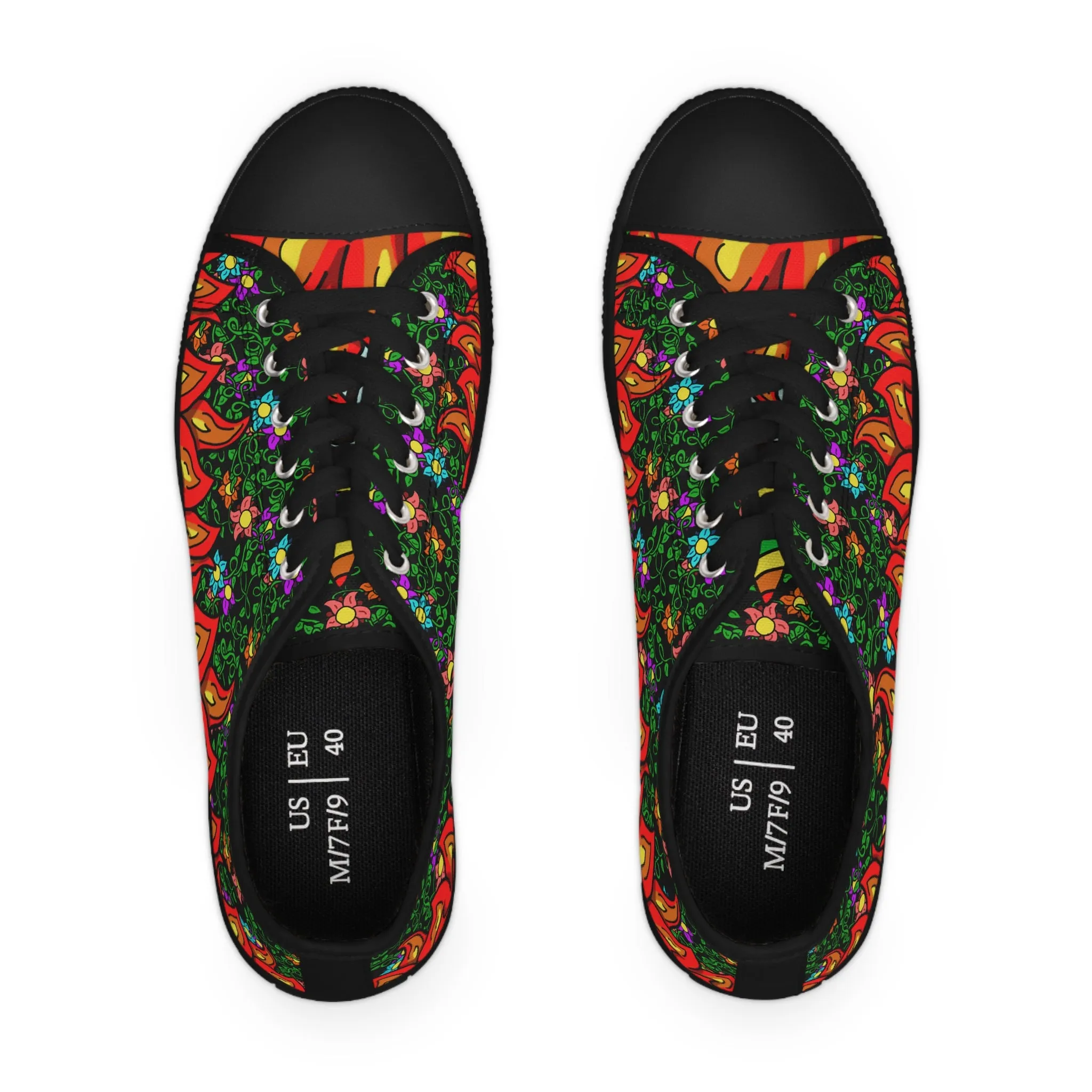 Flames & Florals Sneakers