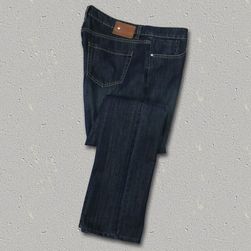 FOSTER | Cotton/Tencel 5-Pocket Denim Jean (Straight Fit)