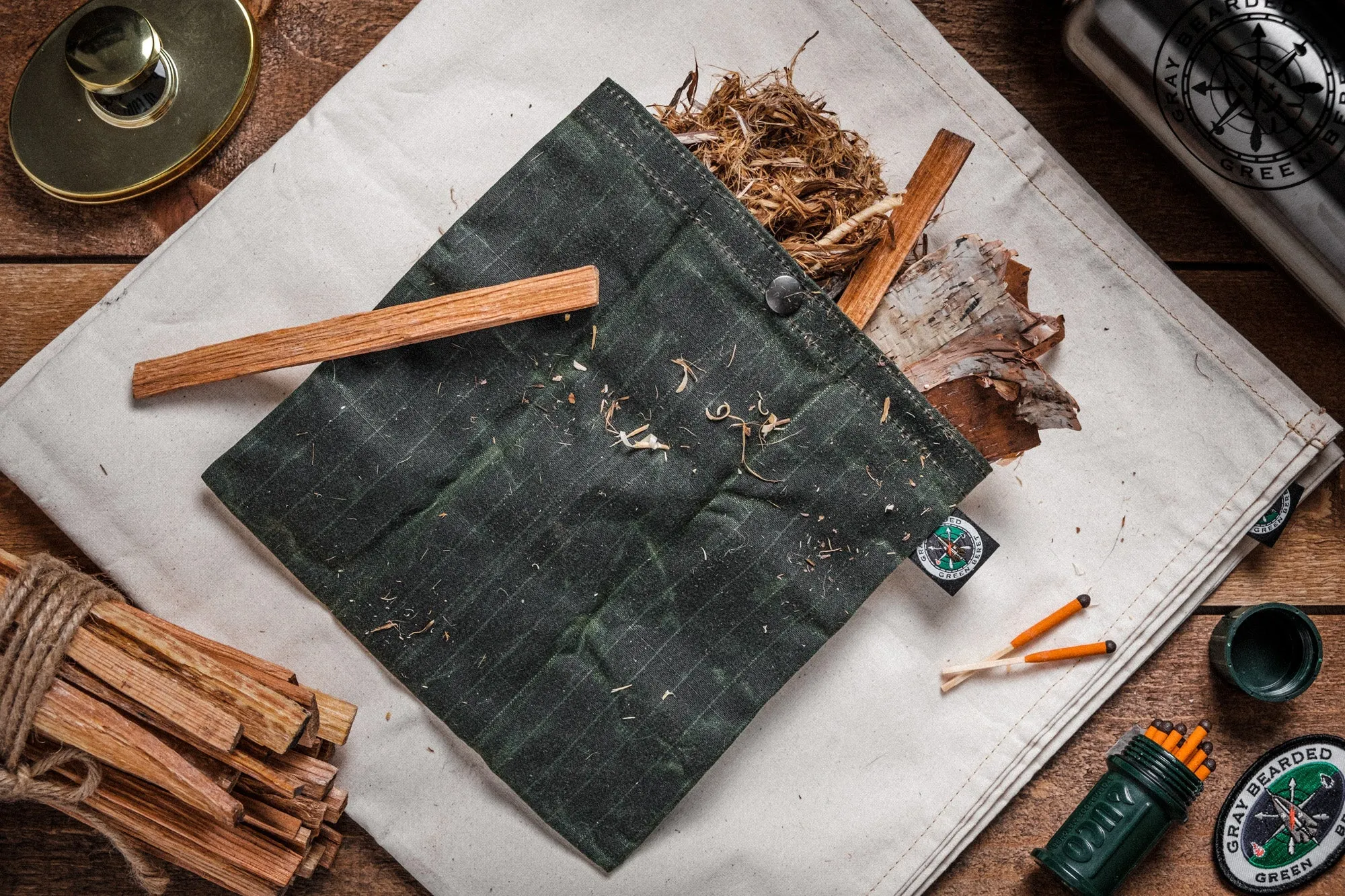 GB2 Waxed Canvas Bushcraft Dump Pouch