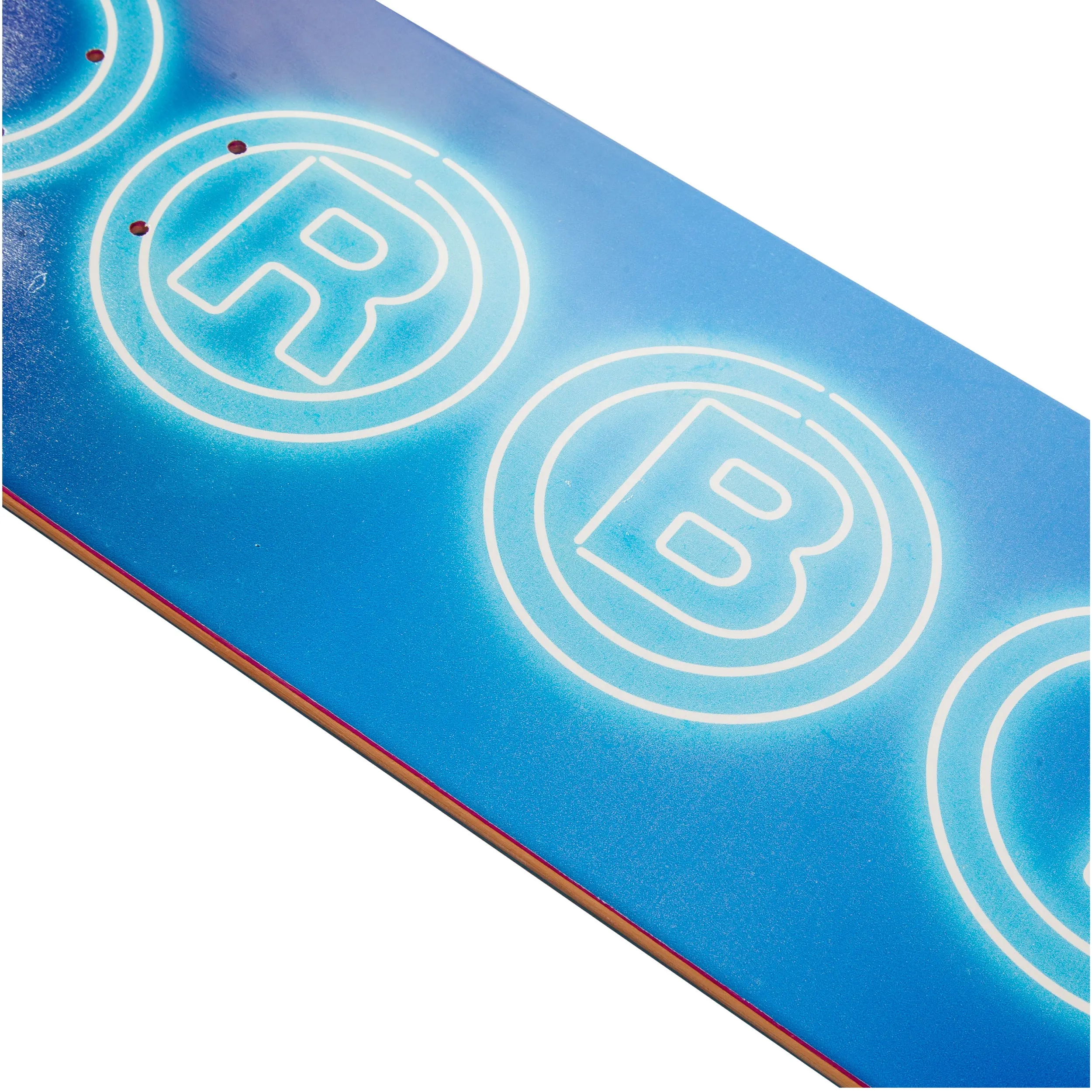 Glow Logo Skate Deck - Blue
