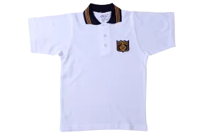 Golf Shirt White EMB - DPHS