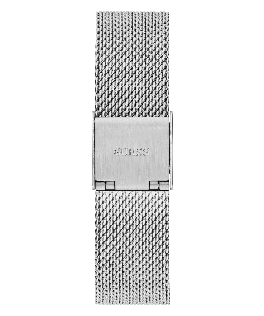 GUESS Ladies Silver Tone Analog Watch