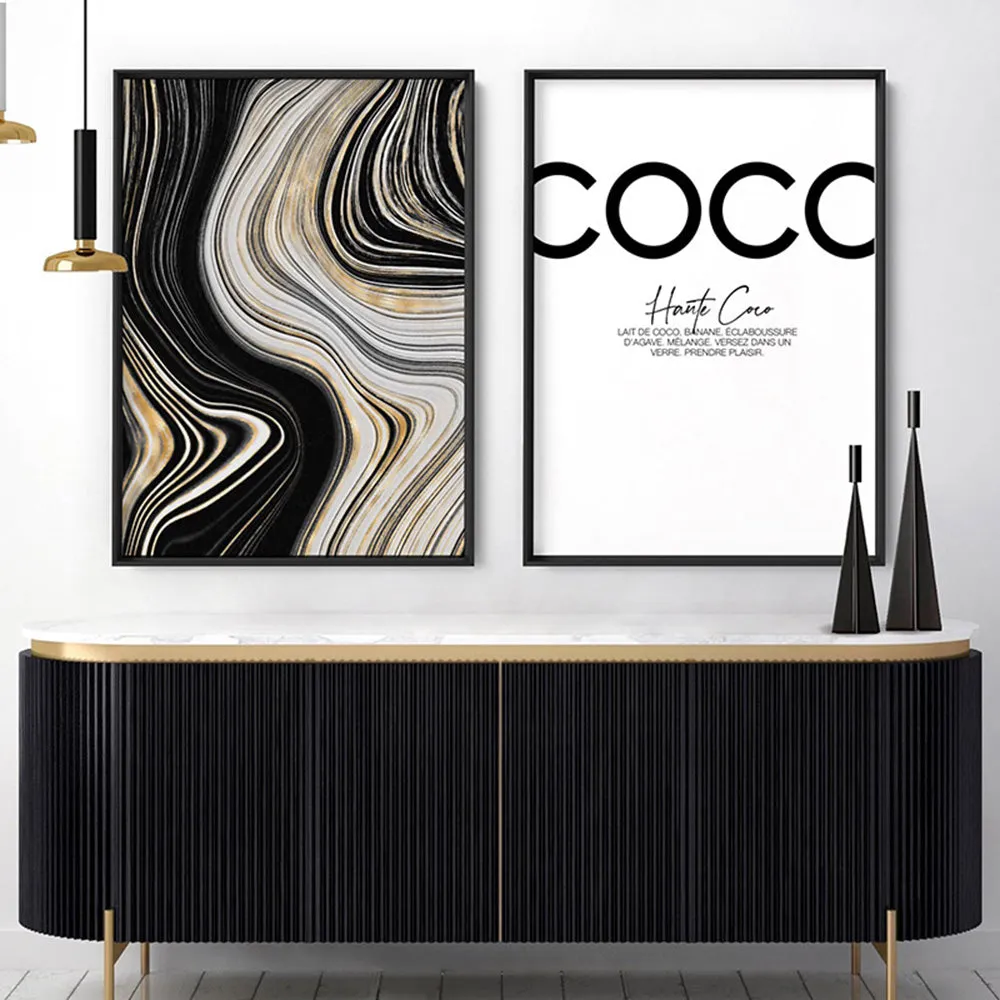 Haute Coco B&W - Art Print