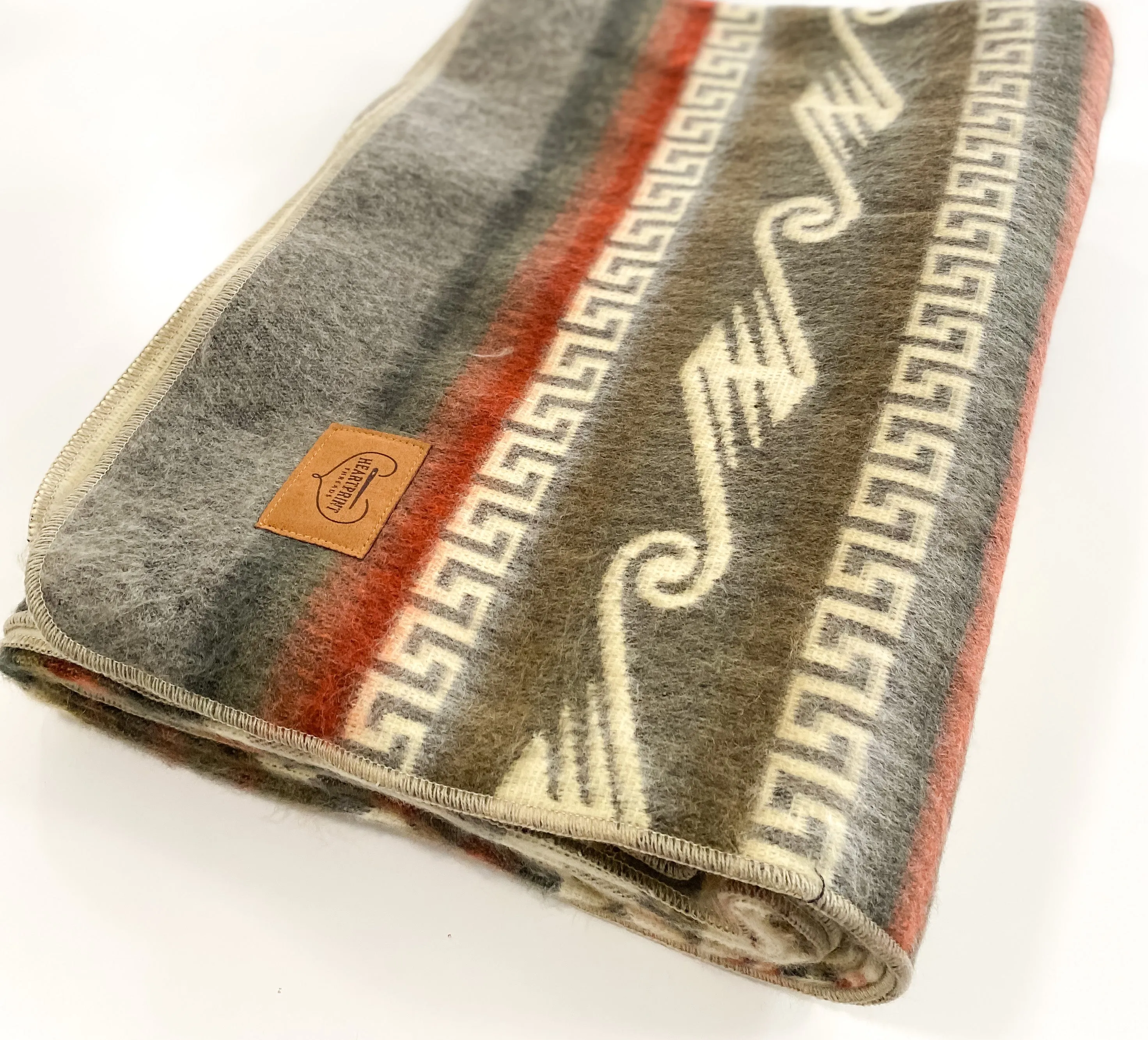Heartprint Threads - MASKUY BLANKET - MOSAIC PEBBLE
