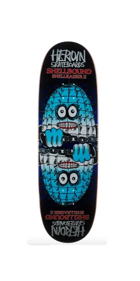 Heroin Skateboards Shellbound Deck 9.5 Skateboard Deck - Tabla Skate