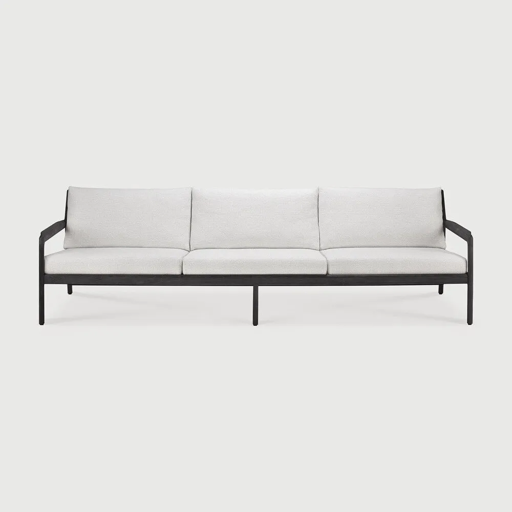 Jack Outdoor Sofa - Teak Black Off White 265 cm