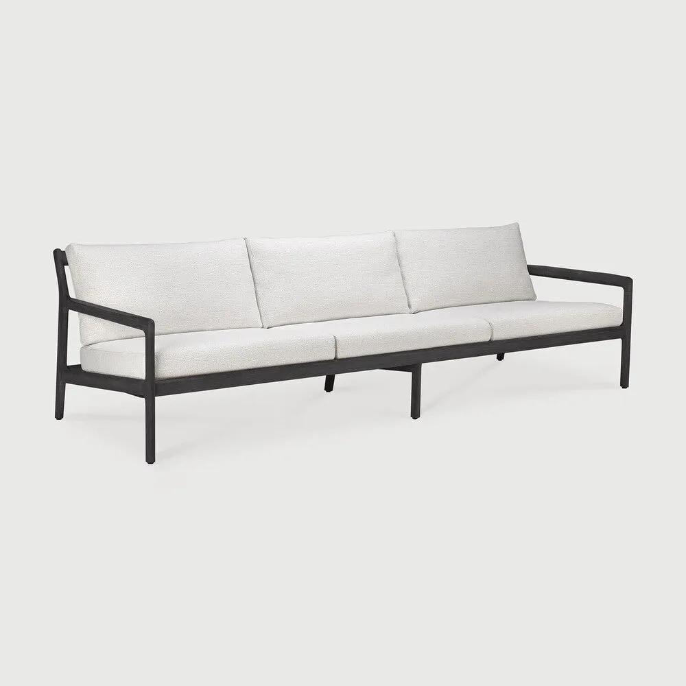 Jack Outdoor Sofa - Teak Black Off White 265 cm