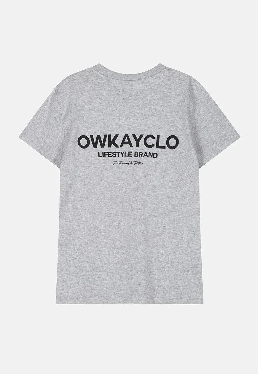 KIDS T-SHIRT BRAND - GREY