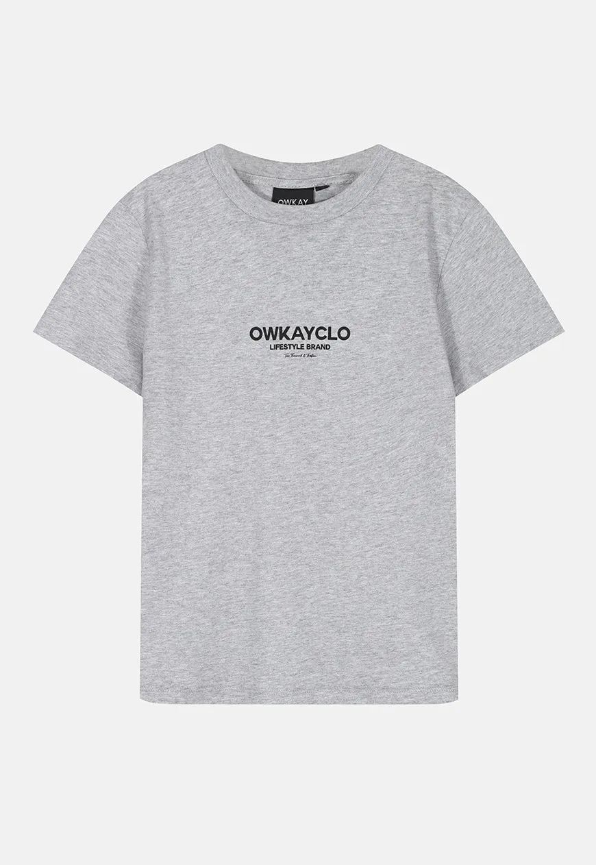 KIDS T-SHIRT BRAND - GREY