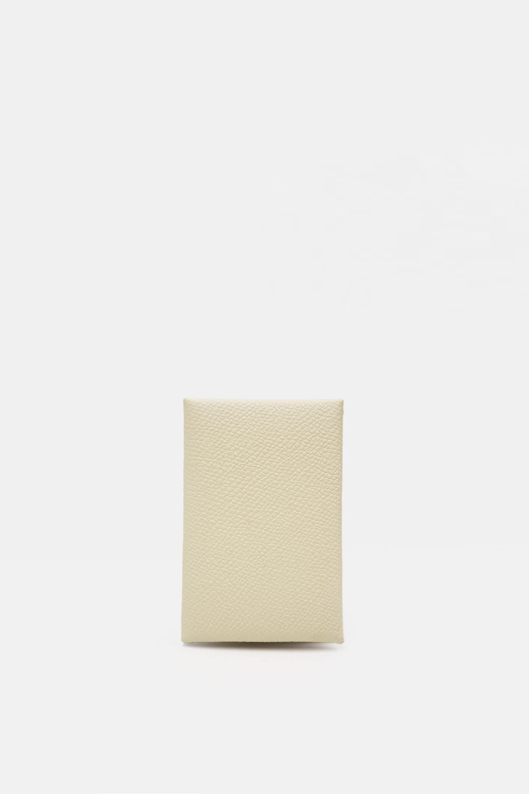 Leather Card Holder, Ivory