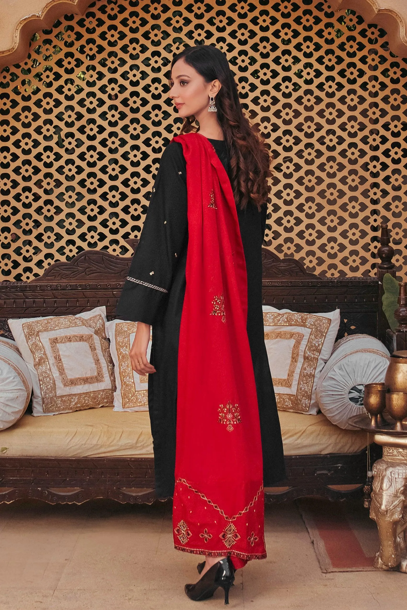 Luxurious Winter Kaari KE-00172 3-Piece Winter Set