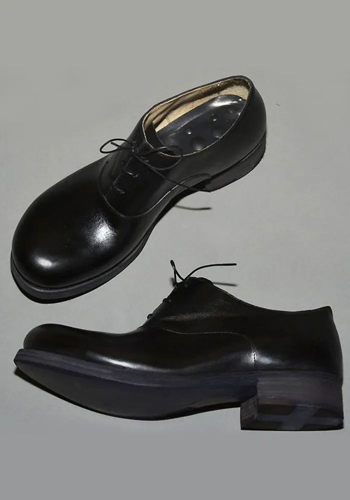 m.a  by Maurizio Amadei MENS DERBY LEATHER SHOES BLACK