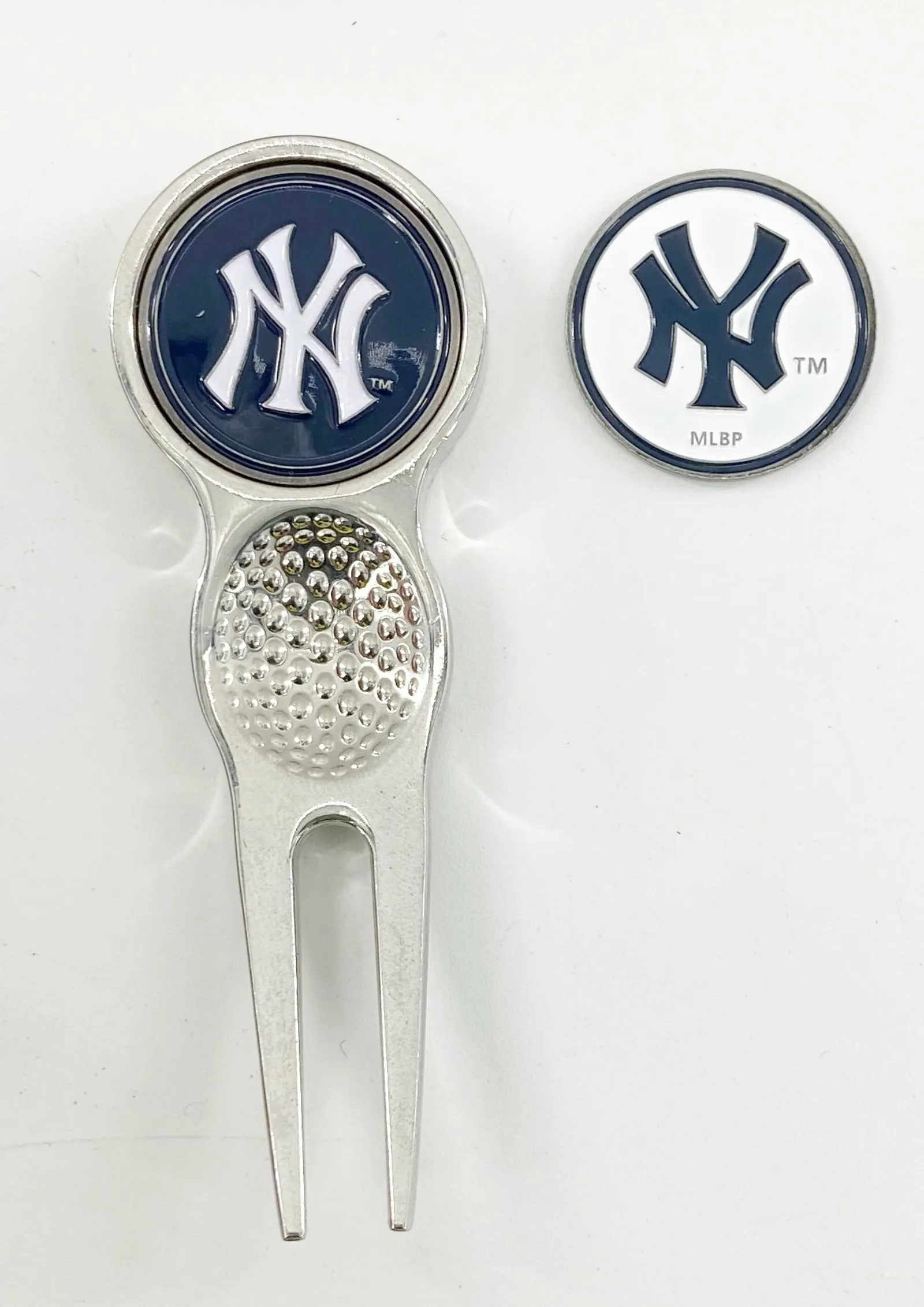 MLB Golf Divot Repair Tool Silver w/ Ballmark PICK YOUR TEAM