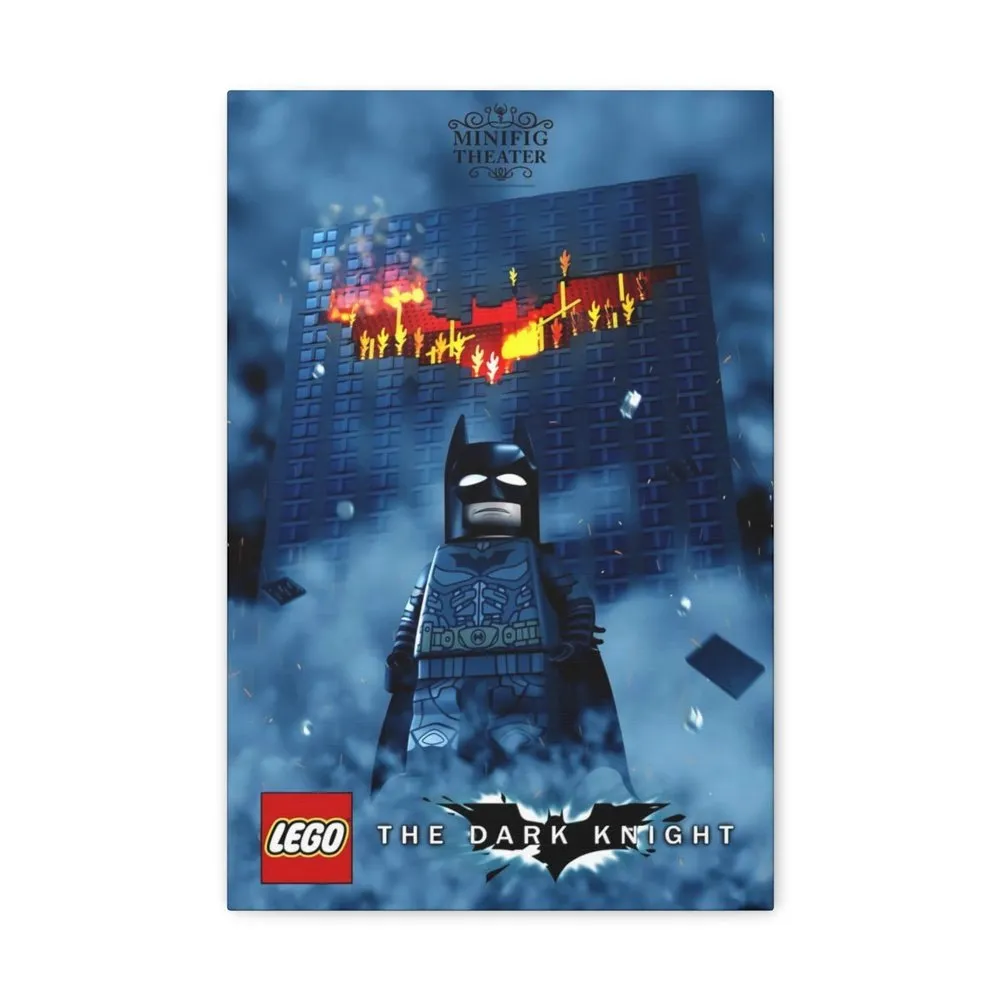 MOC  Compatible  Batman  Movie Wall Art Canvas Art With Backing.