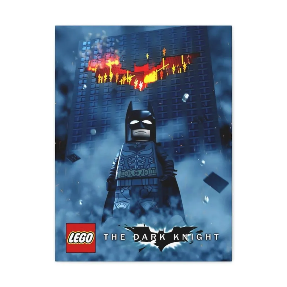 MOC  Compatible  Batman  Movie Wall Art Canvas Art With Backing.