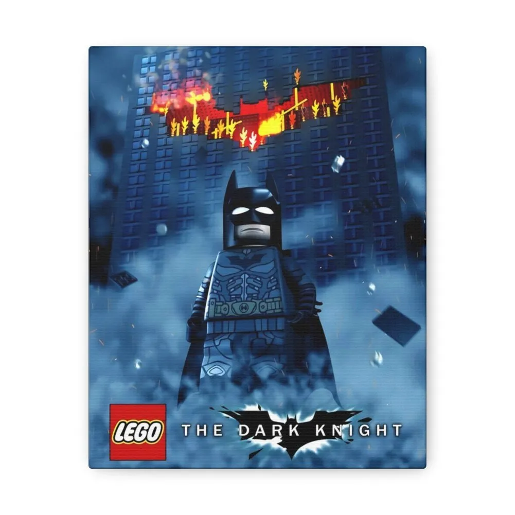 MOC  Compatible  Batman  Movie Wall Art Canvas Art With Backing.