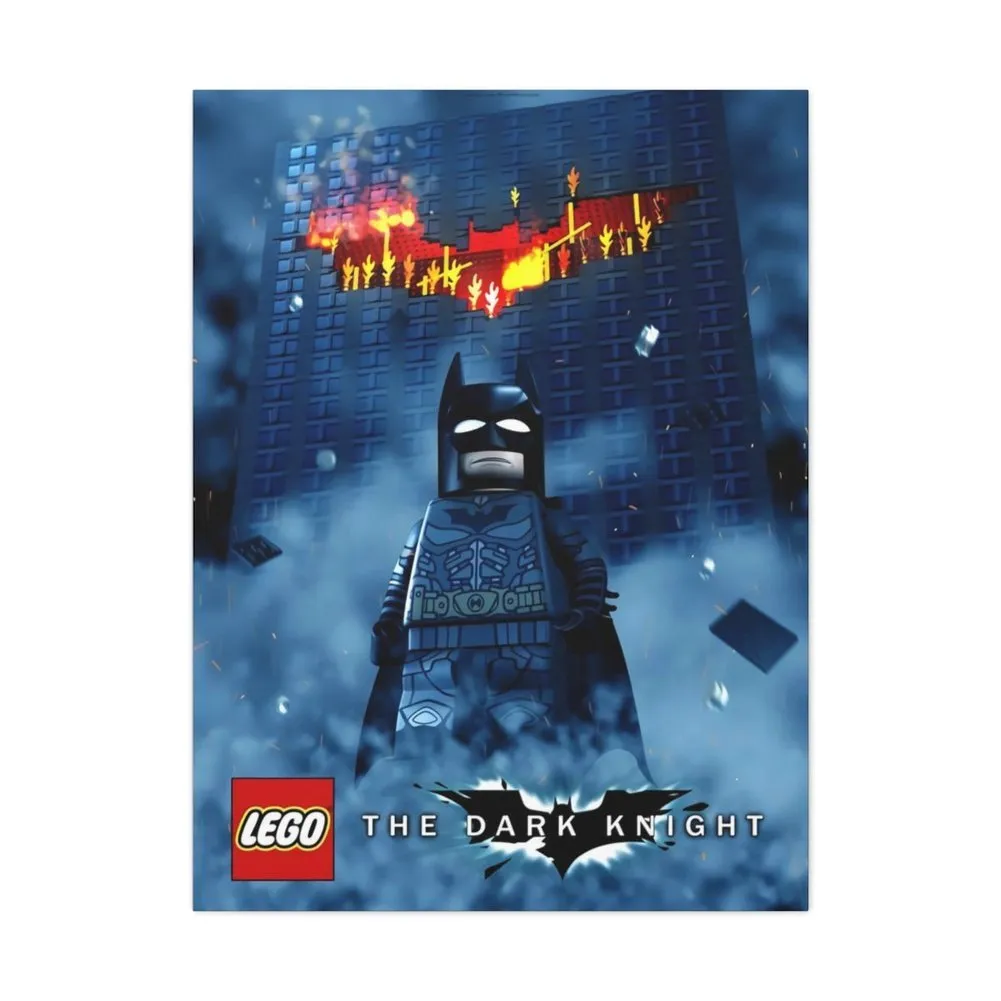 MOC  Compatible  Batman  Movie Wall Art Canvas Art With Backing.