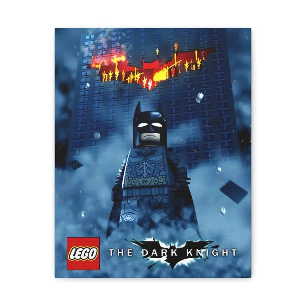 MOC  Compatible  Batman  Movie Wall Art Canvas Art With Backing.