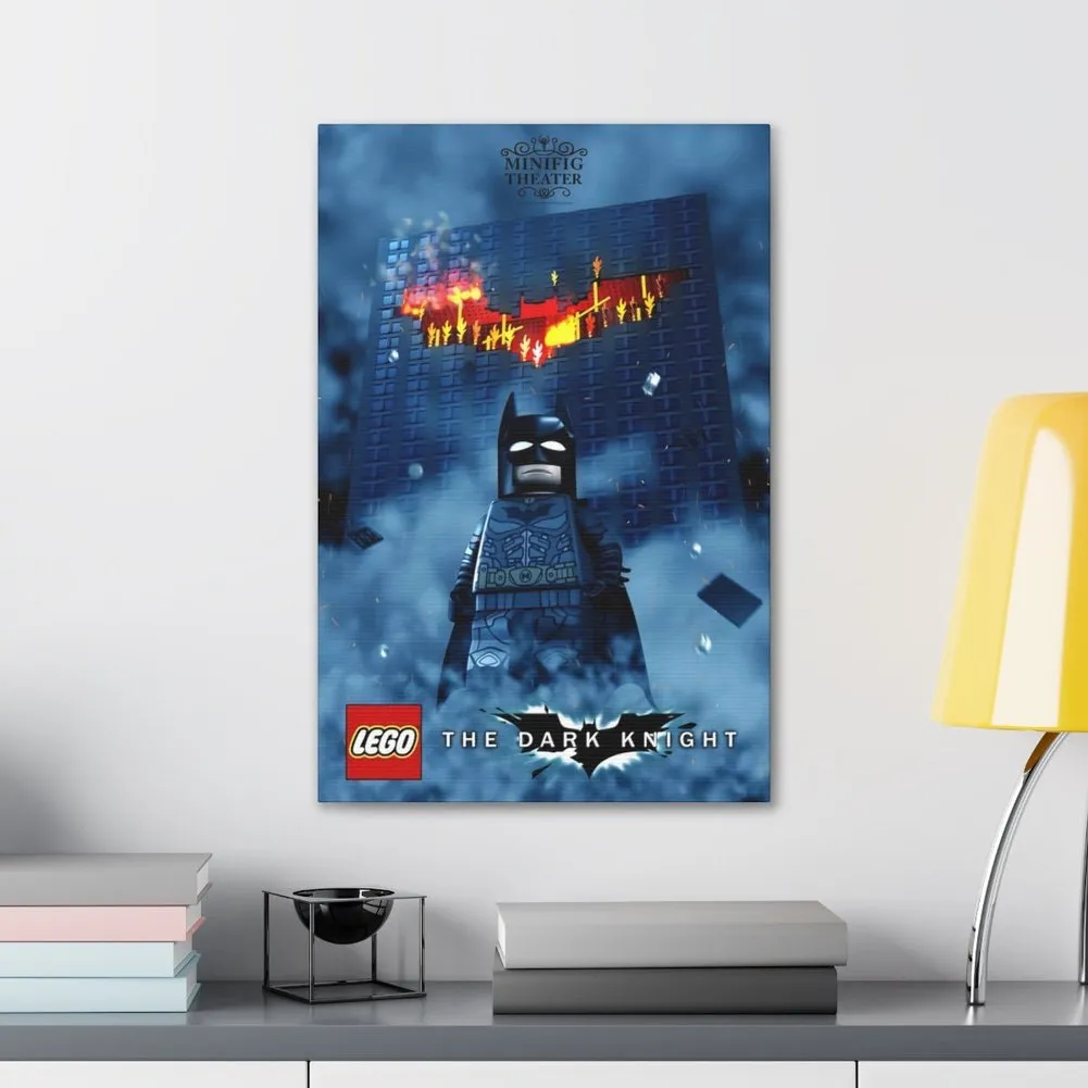 MOC  Compatible  Batman  Movie Wall Art Canvas Art With Backing.