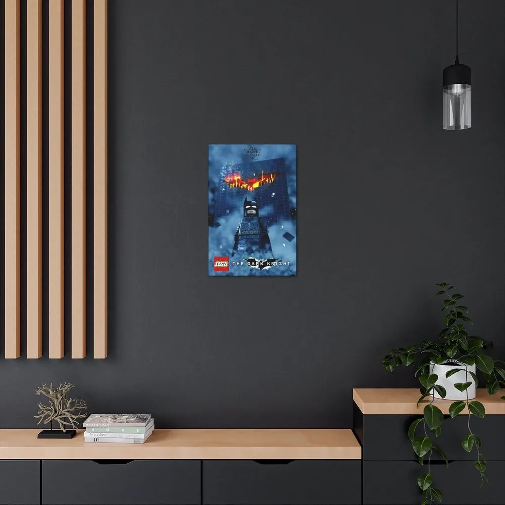 MOC  Compatible  Batman  Movie Wall Art Canvas Art With Backing.