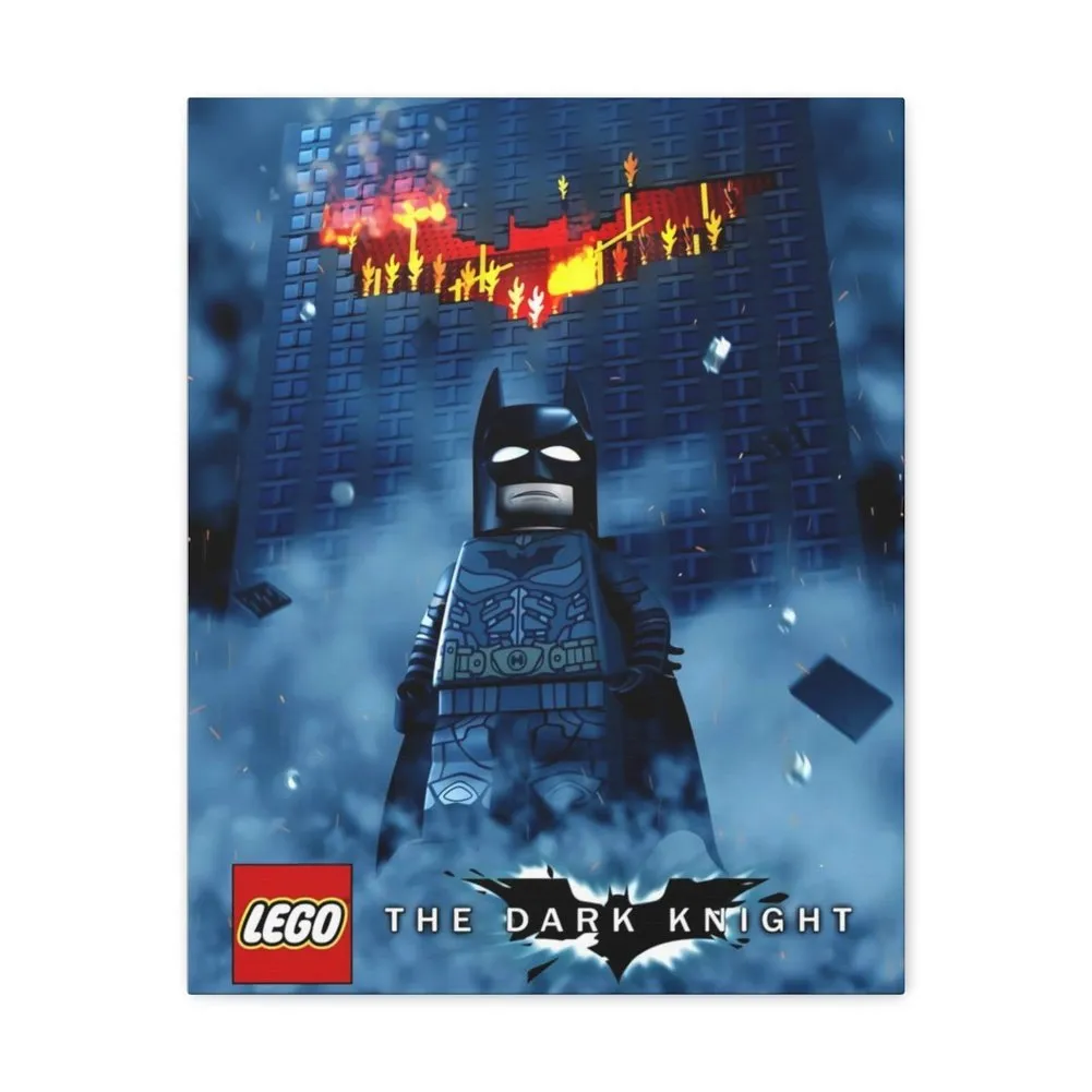 MOC  Compatible  Batman  Movie Wall Art Canvas Art With Backing.