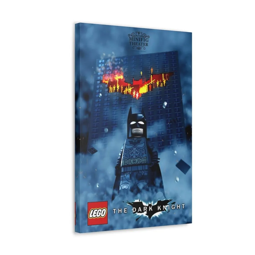 MOC  Compatible  Batman  Movie Wall Art Canvas Art With Backing.