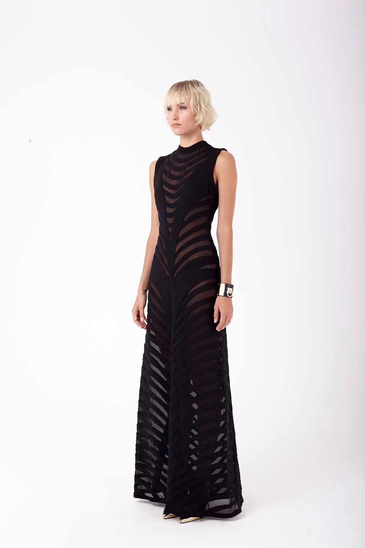 Onyx Long Dress