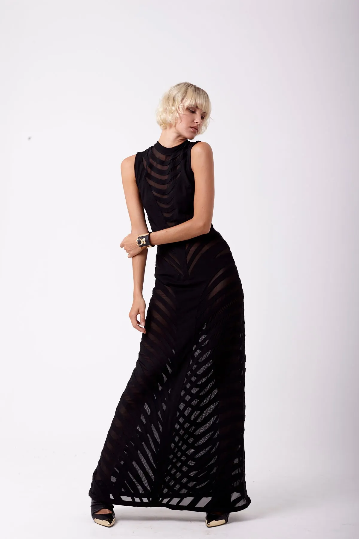Onyx Long Dress
