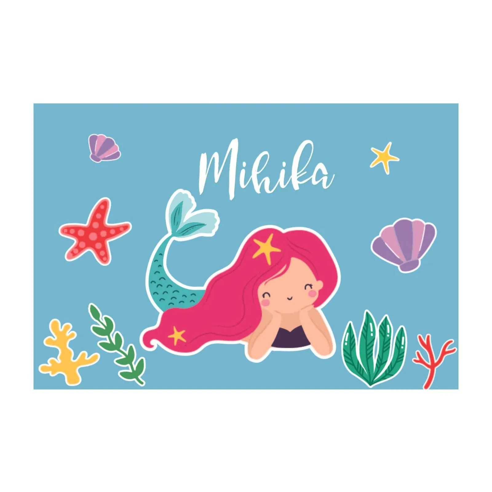 Personalised Themed Tablemat - Little Mermaid