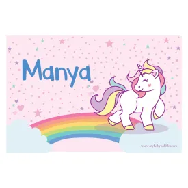 Personalised Themed Tablemat - Unicorn